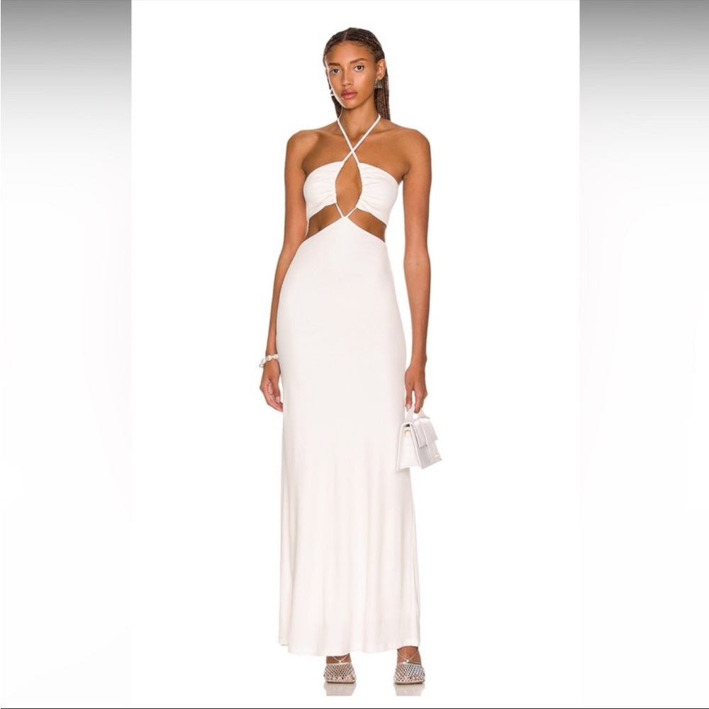Zeynep Arcay Cut Out Jersey Maxi Dress